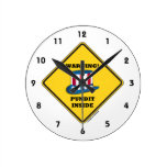 Warnung! Pandit innerhalb Uncle Sam des Hut-Diaman Uhr
