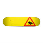 Warnung vor Elch Personalisierte Skateboarddecks