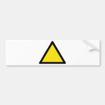 Warnzeichen Auto Sticker