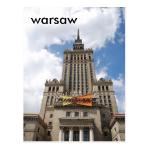 Warschau Postkarte
