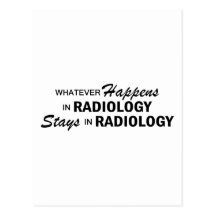 Was auch immer geschieht - Radiologie Postkarte