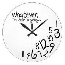 was auch immer wanduhr