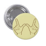 Was Handzeichen-Retro Flair Button