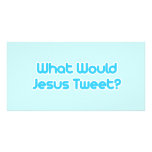 Was Jesus tweeten würde Individuelle Photo Karten
