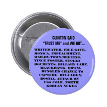 WAS WIR MIT DEM CLINTONS ERHIELTEN! ANSTECKNADEL
