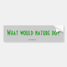 Was würde Natur tun? , Koboldhafte Tendenzen Autoaufkleber
