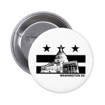 Washington DC-Flagge Anstecknadelbuttons