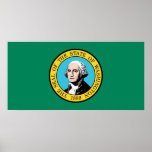 Washington, Vereinigte Staaten kennzeichnen Posterdruck