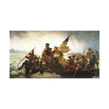 Washington, welches das Delaware kreuzt Leinwanddrucke