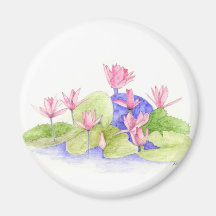 Wasser-Blumen-Magnet Kühlschrankmagnete