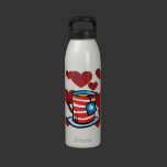 Wasser-Flasche - Herz-Tee-Party trinkflaschen