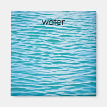 Wasser-Kühlschrank-Magnet