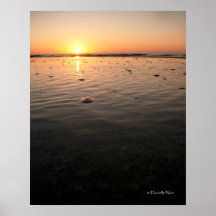 Wasser sprudelt Plakat