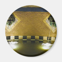 Wasser-Tülle-Brunnen-Pool-Wasserspeier Kühlschrankmagnete