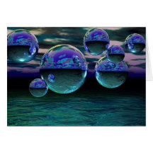 Wasser-Welt Grußkarte