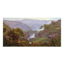 Wasserfall bei Tivoli durch Rohden Johann Martin V Photo Grußkarte
