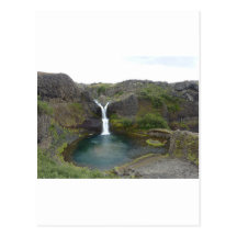 Wasserfall in See Postkarten