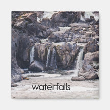 Wasserfall-Kühlschrank-Magnet