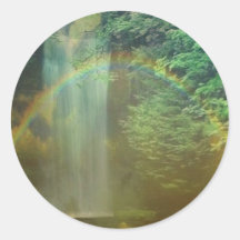 Wasserfallregenbogen Aufkleber