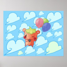 Wasserfarbe-Hamster Plakat