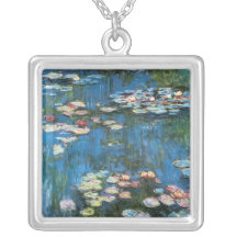 Wasserlilien durch Claude Monet, Vintager Impressi Schmuck