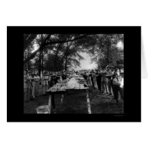 Wassermelone-Party Alabama 1917 Karten
