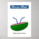 Wassermelone-titanisches Plakat