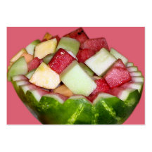 Wassermelone-Visitenkarte