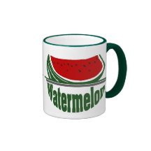 Wassermelone, Wassermelone Kaffee Tassen