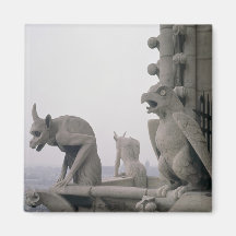 Wasserspeier auf der Balustrade von dem großen Magnete