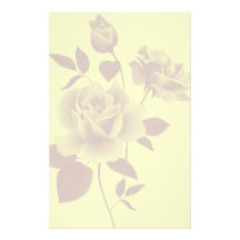Wasserzeichen-Rosen-Papierbriefpapier Bedrucktes Papier