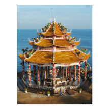 Wat KOH Loi… Si Racha, Chonburi, Thailand Postkarten