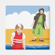 "Waterbaby" Kühlschrankmagnet