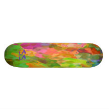 Watercolor-TropfenSkateboard Skateboard Brett