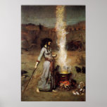 Waterhouse das magische Kreis-Plakat