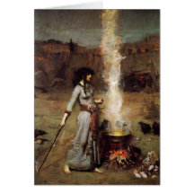Waterhouse die magische Kreis-Anmerkungs-Karte