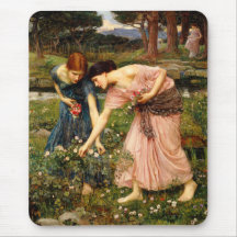Waterhouse-Versammlungs-YE-Rosenknospe-Mausunterla Mauspad