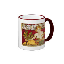 Waverley fährt - Kunst Nouveau - Alphonse Mucha ra Kaffee Haferl