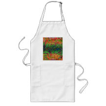 Waves Of Colour Long Apron