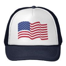 Waving American Flag Hat