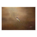 Waxwing, der photographische Wand-Kunst Dezember G