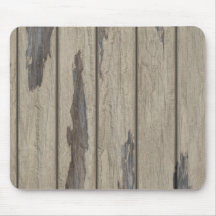 Weathered Wood Grain Pattern Mousepads