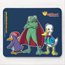 Webfoot-Maskottchen Mousepad