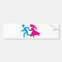 wedding auto sticker