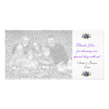 Wedding danken Ihnen, Foto-Karten-Schablone zu mer Photokarten