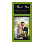 Wedding danken Ihnen zu kardieren Photokarten
