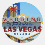 WEDDING IN FABELHAFTEM LAS VEGAS-Aufkleber