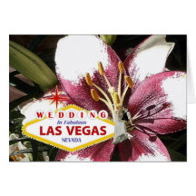 WEDDING IN FABELHAFTEM LAS VEGAS MIT BLUMEN MIT BR GRUßKARTEN