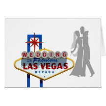 WEDDING in fabelhafter Las Vegas-Karte