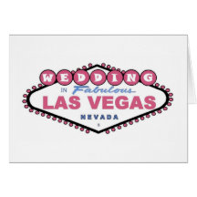 WEDDING in fabelhafter Las Vegas-Karte. ROSA!